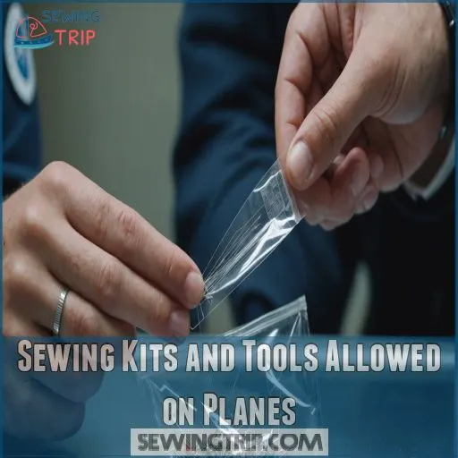 Sewing Kits and Tools Allowed on Planes