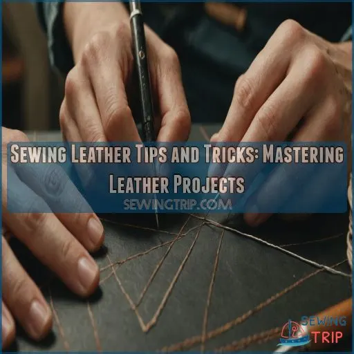 sewing leather tips and tricks