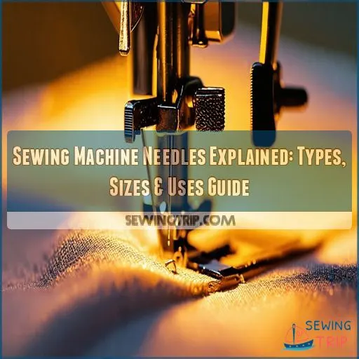 sewing machine needles explained