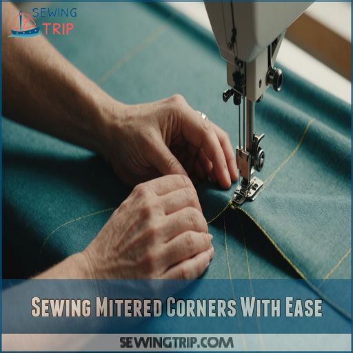 Sewing Mitered Corners With Ease