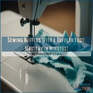 sewing ruffles ruffler foot