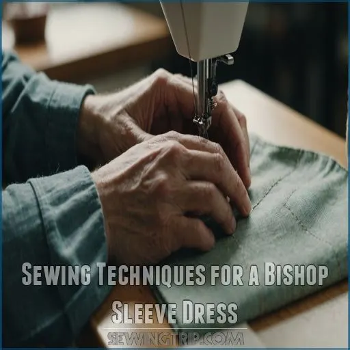 Sewing Techniques for a Bishop Sleeve Dress