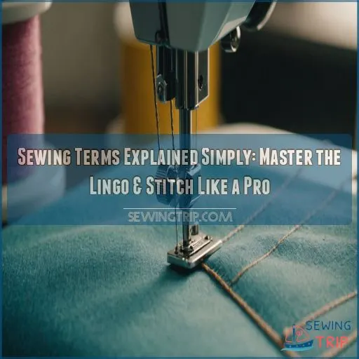 sewing terms explained simply