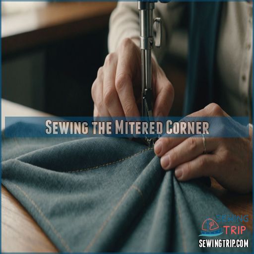 Sewing the Mitered Corner