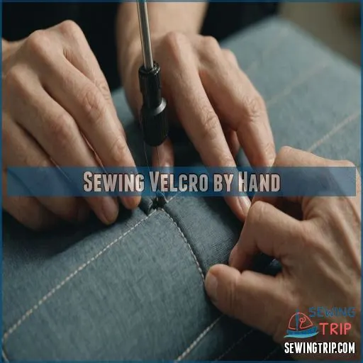 Sewing Velcro by Hand