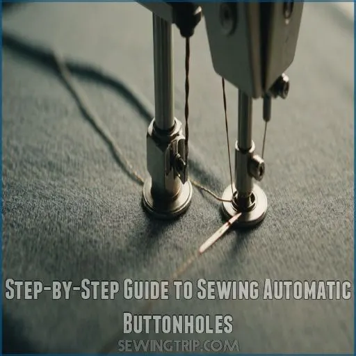 Step-by-Step Guide to Sewing Automatic Buttonholes