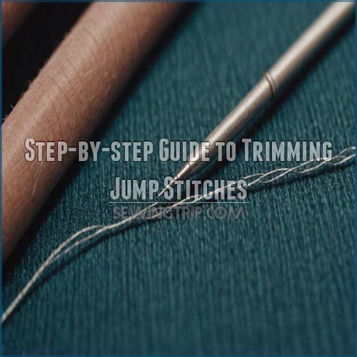 Step-by-step Guide to Trimming Jump Stitches