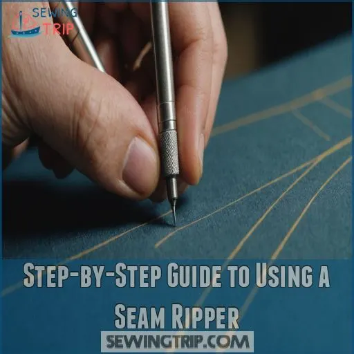 Step-by-Step Guide to Using a Seam Ripper