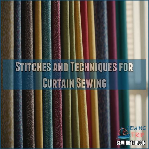 Stitches and Techniques for Curtain Sewing Stitches and Techniques for Curtain Sewing