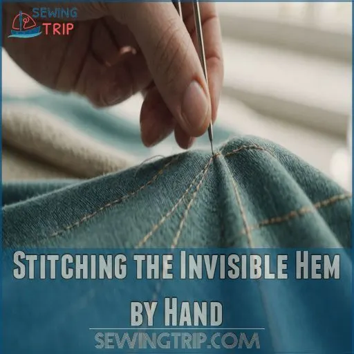 Stitching the Invisible Hem by Hand