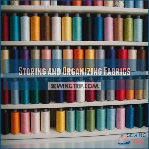 Storing and Organizing Fabrics Storing and Organizing Fabrics