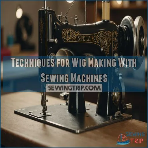 Techniques for Wig Making With Sewing Machines