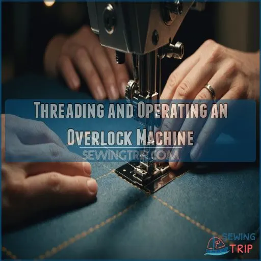 Threading and Operating an Overlock Machine