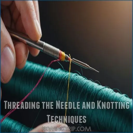 Threading the Needle and Knotting Techniques