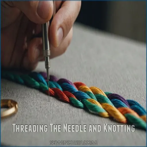 Threading The Needle and Knotting