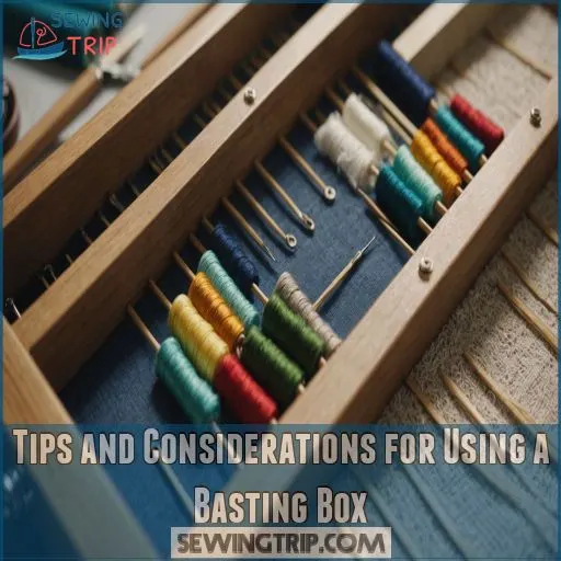 Tips and Considerations for Using a Basting Box