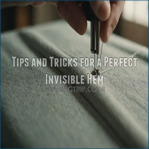 Tips and Tricks for a Perfect Invisible Hem