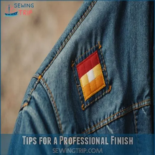 Tips for a Professional Finish