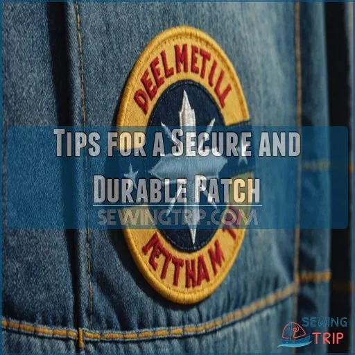 Tips for a Secure and Durable Patch