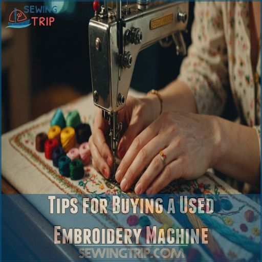 Tips for Buying a Used Embroidery Machine Tips for Buying a Used Embroidery Machine