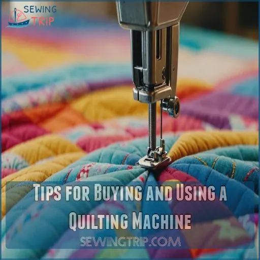 Tips for Buying and Using a Quilting Machine