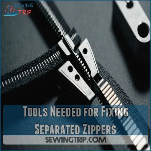 Tools Needed for Fixing Separated Zippers