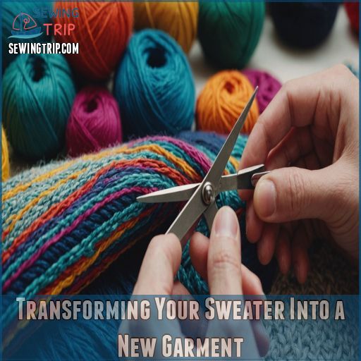 Transforming Your Sweater Into a New Garment