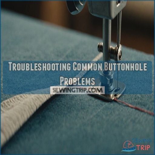 Troubleshooting Common Buttonhole Problems Troubleshooting Common Buttonhole Problems