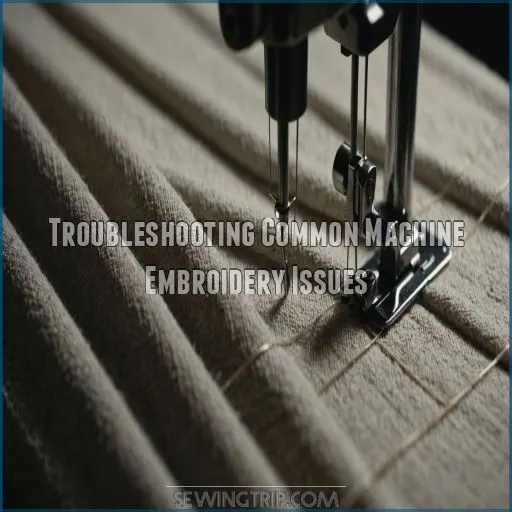 Troubleshooting Common Machine Embroidery Issues