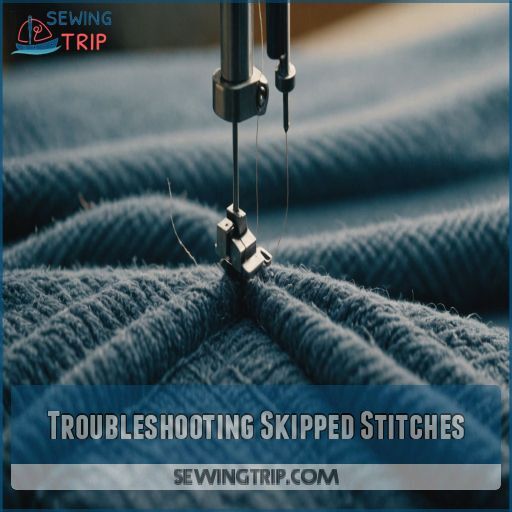Troubleshooting Skipped Stitches Troubleshooting Skipped Stitches