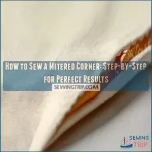 tutorialshow to sew a mitered corner