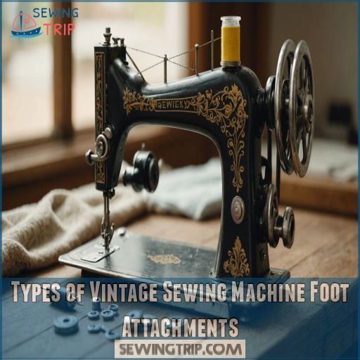 Types of Vintage Sewing Machine Foot Attachments Types of Vintage Sewing Machine Foot Attachments