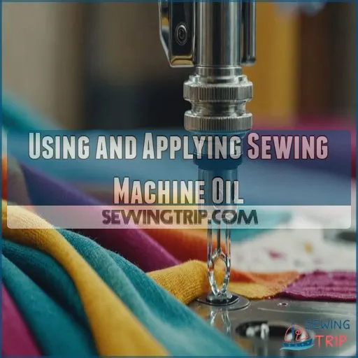 Using and Applying Sewing Machine Oil