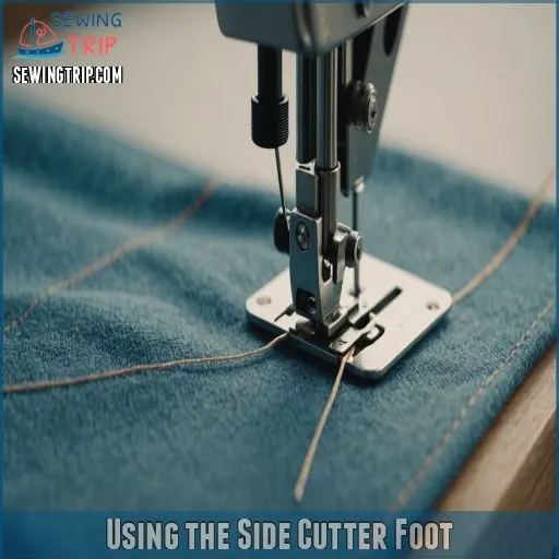 Using the Side Cutter Foot