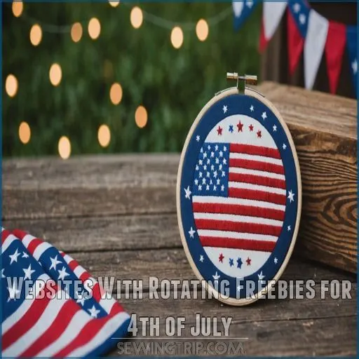 Websites With Rotating Freebies for 4th of July