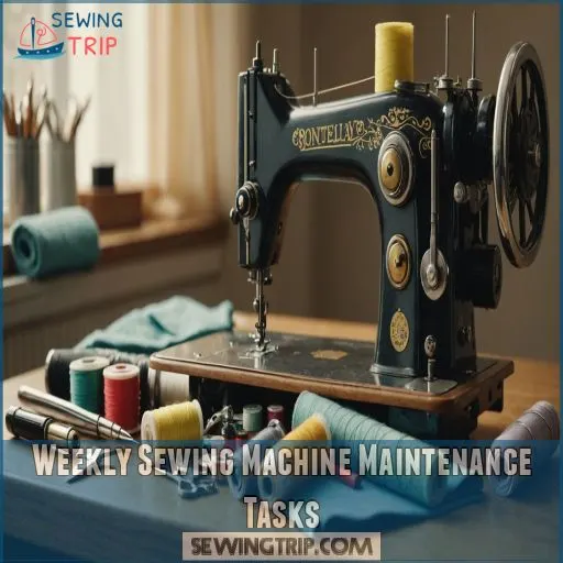 Weekly Sewing Machine Maintenance Tasks