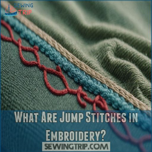 What Are Jump Stitches in Embroidery