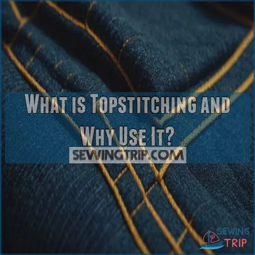 What is Topstitching and Why Use It