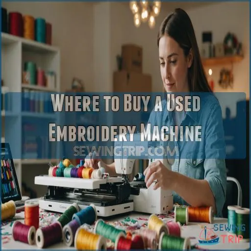 Where to Buy a Used Embroidery Machine