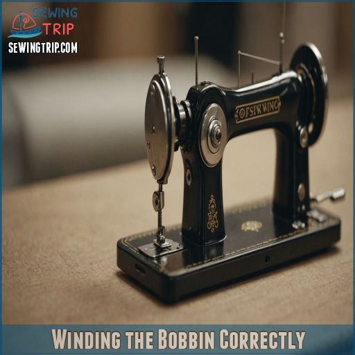 Winding the Bobbin Correctly