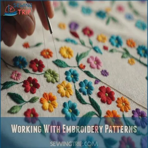 Working With Embroidery Patterns