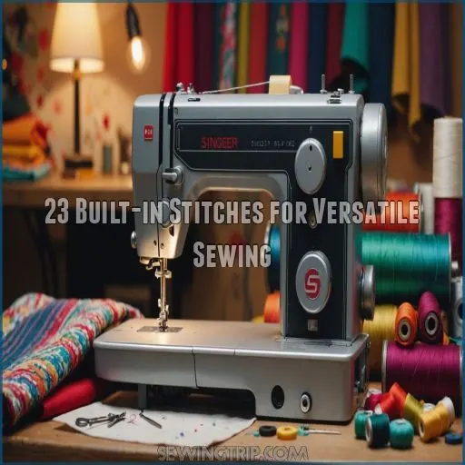 23 Built-in Stitches for Versatile Sewing