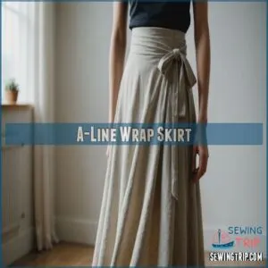 A-Line Wrap Skirt