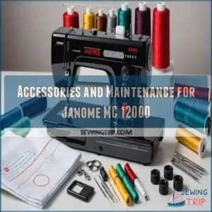 Accessories and Maintenance for Janome MC 12000