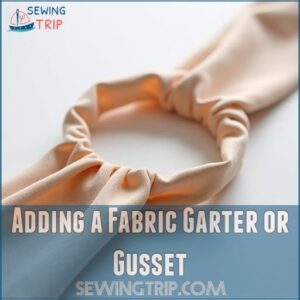 Adding a Fabric Garter or Gusset