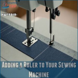 Adding a Ruler to Your Sewing Machine