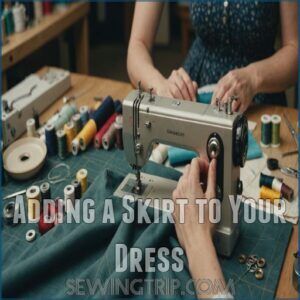 Adding a Skirt to Your Dress Adding a Skirt to Your Dress