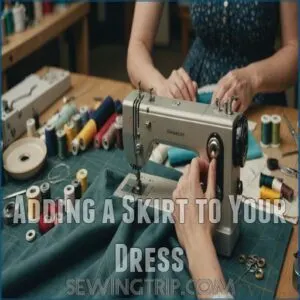 Adding a Skirt to Your Dress