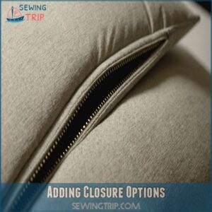 Adding Closure Options