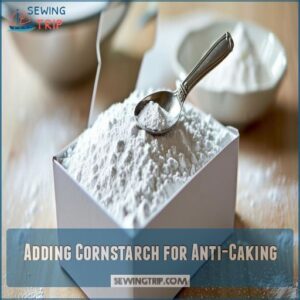 Adding Cornstarch for Anti-Caking